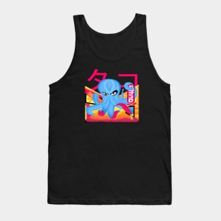 The Attack of the Octopus Manga Anime Tank Top